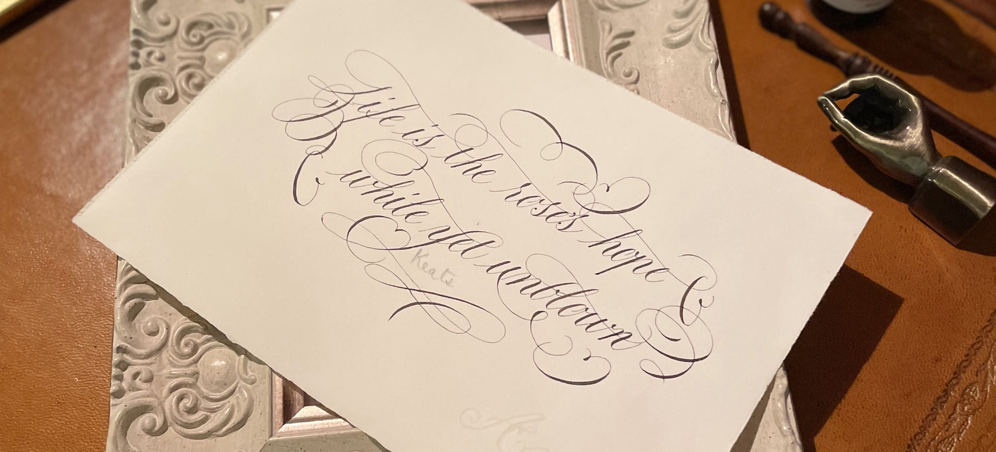 北九州市カリグラフィー教室ラ・ジュマン・ノワール